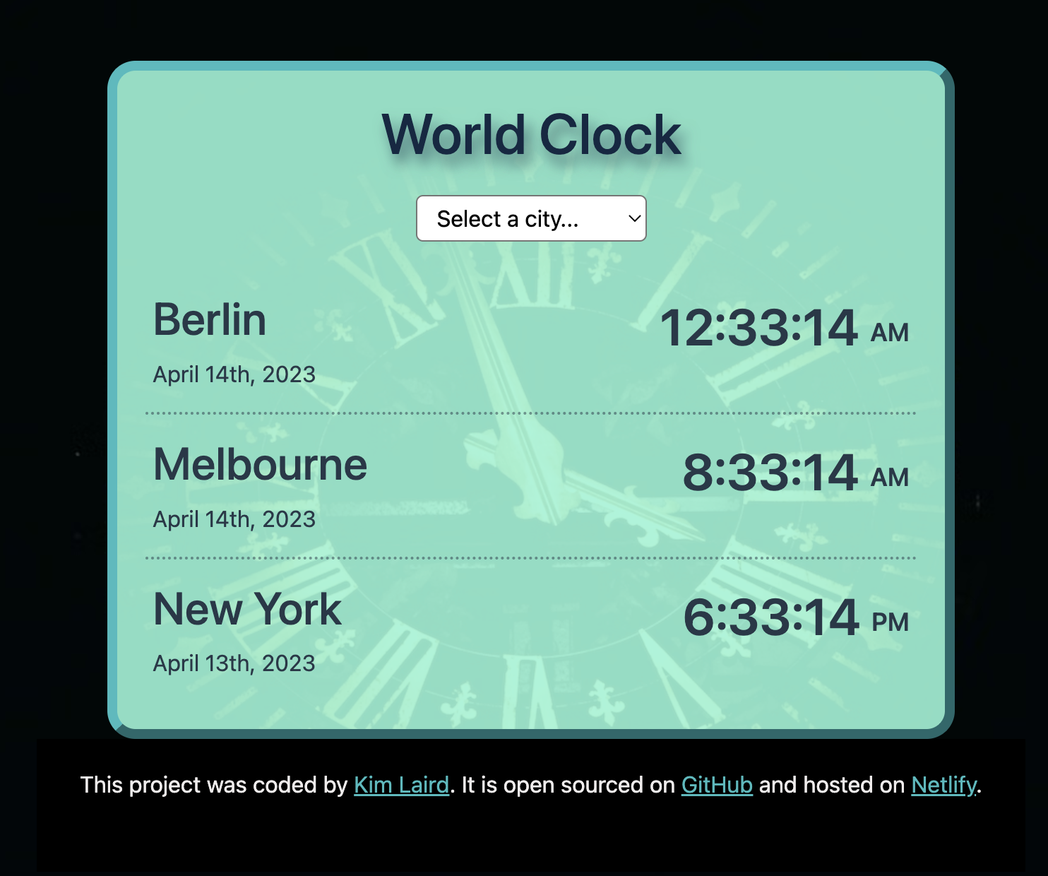 World Clock